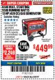 Harbor Freight Coupon 6500 MAX. STARTING/5500 RUNNING WATTS 13 HP GAS GENERATOR Lot No. 63082/68526/63081/63084/68529/63083 Expired: 5/6/18 - $449.99