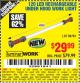 Harbor Freight Coupon 120 LED RECHARGEABLE UNDER HOOD WORK LIGHT Lot No. 60793 Expired: 9/22/15 - $29.99