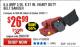 Harbor Freight Coupon 6.5 AMP 3IN X 21IN HEAVY DUTY BELT SANDER Lot No. 69859 Expired: 1/31/18 - $26.99
