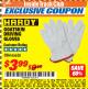 Harbor Freight ITC Coupon GOATSKIN DRIVING GLOVES Lot No. 66626 Expired: 3/31/18 - $3.99