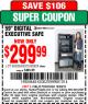 Harbor Freight Coupon 59" DIGITAL EXECUTIVE SAFE Lot No. 95824/60289 Expired: 12/20/15 - $299.99