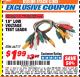Harbor Freight ITC Coupon 18" LOW VOLTAGE TEST LEADS Lot No. 66717 Expired: 3/31/18 - $1.99