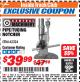 Harbor Freight ITC Coupon PIPE/TUBING NOTCHER Lot No. 42324 Expired: 3/31/18 - $39.99
