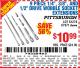 Harbor Freight Coupon 9 PIECE 1/4", 3/8", AND 1/2" DRIVE WOBBLE SOCKET EXTENSIONS Lot No. 67971/61278 Expired: 9/29/15 - $10.99