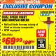 Harbor Freight ITC Coupon DUAL SPEED PAINT AND MORTAR MIXER Lot No. 65758/69856 Expired: 3/31/18 - $69.99