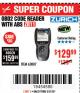 Harbor Freight Coupon ZURICH OBD2 CODE READER WITH ABS ZR11 Lot No. 63807 Expired: 3/11/18 - $129.99
