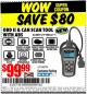 Harbor Freight Coupon OBD II & CAN SCAN TOOL WITH ABS Lot No. 60794 Expired: 6/21/15 - $99.99