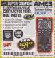Harbor Freight Coupon AMES ELECTRICIAN/HVAC CONTRACTOR TRMS MULTIMETER DM1000 Lot No. 64019 Expired: 4/30/18 - $59.99