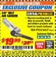 Harbor Freight ITC Coupon 3/8" BELT AIR SANDER Lot No. 97055/60627 Expired: 4/30/18 - $19.99