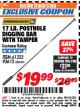 Harbor Freight ITC Coupon 17 LB. POSTHOLE DIGGING BAR WITH TAMPER Lot No. 61322/93612 Expired: 4/30/18 - $19.99