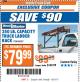 Harbor Freight ITC Coupon 250 LB. CAPACITY TRUCK LADDER RACK Lot No. 66187 Expired: 10/31/17 - $79.99