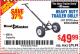 Harbor Freight Coupon HEAVY DUTY TRAILER DOLLY Lot No. 69898/37510/60533 Expired: 10/30/15 - $49.99