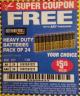 Harbor Freight FREE Coupon 24 PACK HEAVY DUTY BATTERIES Lot No. 61675/68382/61323/61677/68377/61273 Expired: 1/3/18 - FWP