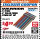 Harbor Freight ITC Coupon 10 PIECE 6" COLOR CODED POWER BIT SET Lot No. 68474 Expired: 4/30/18 - $4.99