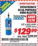 Harbor Freight ITC Coupon 40 LB. PORTABLE SODA BLASTER Lot No. 60801/67625/61850 Expired: 8/31/15 - $129.99