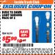 Harbor Freight ITC Coupon DUSK TO DAWN LIGHT SENSORS PACK OF 2 Lot No. 96310 Expired: 4/30/18 - $5.99