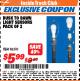 Harbor Freight ITC Coupon DUSK TO DAWN LIGHT SENSORS PACK OF 2 Lot No. 96310 Expired: 4/30/18 - $5.99