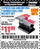 Harbor Freight Coupon PITTSBURGH SAE AND METRIC T-HANDLE BALL END HEX KEY SET, 18-PIECE Lot No. 63167 Expired: 3/21/15 - $11.99