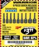 Harbor Freight Coupon WARRIOR QUICK RELEASE MAGNETIC NUT SETTER SET, 9-PIECE Lot No. 65806/68519 Expired: 5/19/18 - $3.99