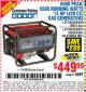 Harbor Freight Coupon 6500 PEAK/5500 RUNNING WATTS  13 HP (420 CC) GAS GENERATORS Lot No. 68529/69672/68526/69674 Expired: 5/22/16 - $449.99