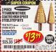 Harbor Freight Coupon 2 PIECE TITANIUM NITRIDE COATED HIGH SPEED STEEL STEP DRILL BITS Lot No. 96275/69088/60378 Expired: 5/31/17 - $13.99