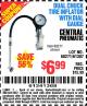 Harbor Freight Coupon DUAL CHUCK TIRE INFLATOR WITH DIAL GAUGE Lot No. 68271/61387 Expired: 2/28/15 - $6.99