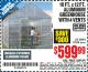 Harbor Freight Coupon 10 FT. X 12 FT. ALUMINUM GREENHOUSE WITH 4 VENTS Lot No. 69893/93358/63353 Expired: 2/28/15 - $599.99