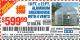 Harbor Freight Coupon ONE STOP GARDENS 10 FT. X 12 FT. GREENHOUSE WITH 4 VENTS Lot No. 93358/63353 Expired: 1/16/16 - $599.99