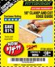 Harbor Freight Coupon 50" CLAMP AND CUT EDGE GUIDE Lot No. 66581 Expired: 1/27/18 - $14.99