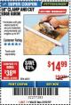 Harbor Freight Coupon 50" CLAMP AND CUT EDGE GUIDE Lot No. 66581 Expired: 3/18/18 - $14.99