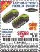 Harbor Freight Coupon WARRIOR 4-1/2" CUT-OFF WHEELS FOR METAL - PACK OF 10 Lot No. 61195/45430 Expired: 11/21/15 - $5.99