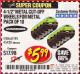 Harbor Freight Coupon WARRIOR 4-1/2" CUT-OFF WHEELS FOR METAL - PACK OF 10 Lot No. 61195/45430 Expired: 5/31/17 - $5.99