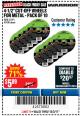 Harbor Freight Coupon WARRIOR 4-1/2" CUT-OFF WHEELS FOR METAL - PACK OF 10 Lot No. 61195/45430 Expired: 12/3/17 - $5.89