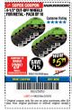 Harbor Freight Coupon WARRIOR 4-1/2" CUT-OFF WHEELS FOR METAL - PACK OF 10 Lot No. 61195/45430 Expired: 3/18/18 - $5.99