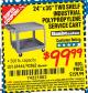 Harbor Freight Coupon 24" x 45" TWO SHELF INDUSTRIAL POLYPROPYLENE SERVICE CART Lot No. 92862/69444 Expired: 3/31/15 - $99.99