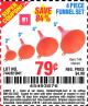 Harbor Freight Coupon 4 PIECE FUNNEL SET Lot No. 744/61941 Expired: 4/18/15 - $0.79