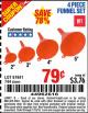 Harbor Freight Coupon 4 PIECE FUNNEL SET Lot No. 744/61941 Expired: 1/16/16 - $0.79