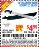Harbor Freight Coupon GORDON 18 IN. MACHETE WITH SERRATED BLADE Lot No. 57951 Expired: 5/16/15 - $4.99