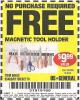 Harbor Freight FREE Coupon 18" MAGNETIC TOOL HOLDER Lot No. 65489/60433/61199/62178 Expired: 1/3/15 - NPR