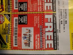 Harbor Freight FREE Coupon 18" MAGNETIC TOOL HOLDER Lot No. 65489/60433/61199/62178 Expired: 9/1/18 - FWP