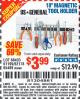 Harbor Freight Coupon 18" MAGNETIC TOOL HOLDER Lot No. 65489/60433/61199/62178 Expired: 2/20/16 - $3.99