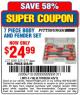 Harbor Freight Coupon 7 PIECE BODY AND FENDER SET Lot No. 63259 Expired: 4/6/15 - $24.99