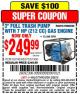 Harbor Freight Coupon 3" FULL TRASH PUMP WITH 7 HP (212 CC) GAS ENGINE Lot No. 69746/68370/61990 Expired: 2/22/15 - $249.99