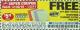 Harbor Freight FREE Coupon GRANT'S MICROFIBER CLEANING CLOTHS 12 IN. X 12 IN., 4-PACK Lot No. 63363/63358/63925 Expired: 1/2/17 - FWP