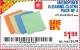 Harbor Freight Coupon GRANT'S MICROFIBER CLEANING CLOTHS 12 IN. X 12 IN., 4-PACK Lot No. 63363/63358/63925 Expired: 9/26/15 - $1.99
