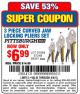 Harbor Freight Coupon 3 PIECE CURVED JAW LOCKING PLIERS SET Lot No. 91684/69341/61249/64035/64036 Expired: 4/6/15 - $6.99