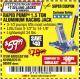 Harbor Freight Coupon RAPID PUMP 1.5 TON ALUMINUM RACING JACK Lot No. 68053/69252/60569/62160/62496/62516 Expired: 3/1/18 - $59.99