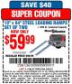 Harbor Freight Coupon 10" x 84" STEEL LOADING RAMPS SET OF TWO Lot No. 60397 Expired: 2/22/15 - $59.99