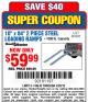 Harbor Freight Coupon 10" x 84" STEEL LOADING RAMPS SET OF TWO Lot No. 60397 Expired: 4/20/15 - $59.99