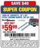 Harbor Freight Coupon 10" x 84" STEEL LOADING RAMPS SET OF TWO Lot No. 60397 Expired: 8/24/15 - $59.99